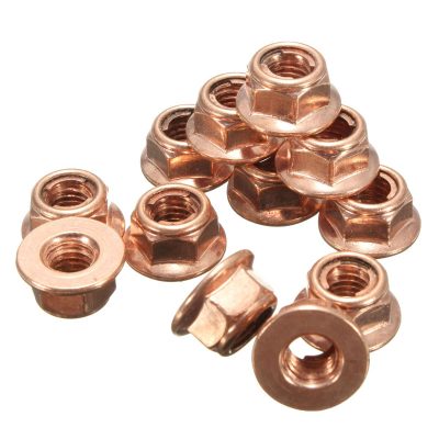 ÉCROU CUIVRÉE M8 X 1.25 SW12 BRIDE TURBO T25