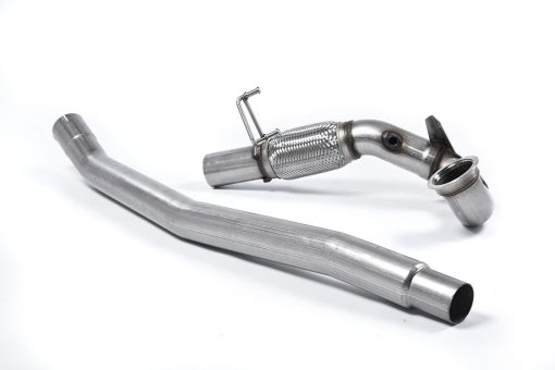 .:DPR Downpipe 76mm Race Catless Vw Golf 7 R EA888-3